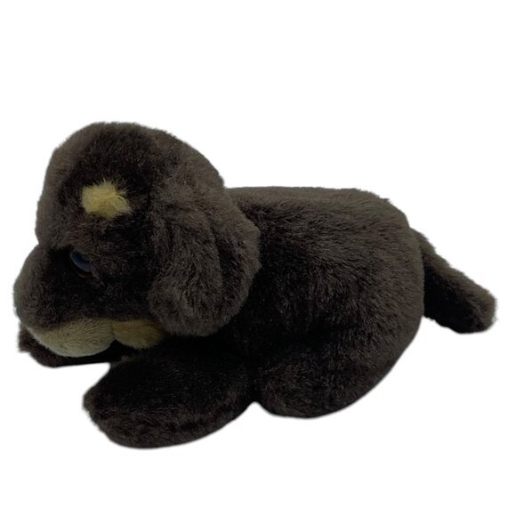 Russ Petooties Brown Puppy Dog Plush Stuffed Animal Soft Toy 5.5” NO TAG - Picture 2 of 6